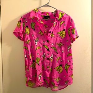 Nooworks Banana 🍌 Button Up Top